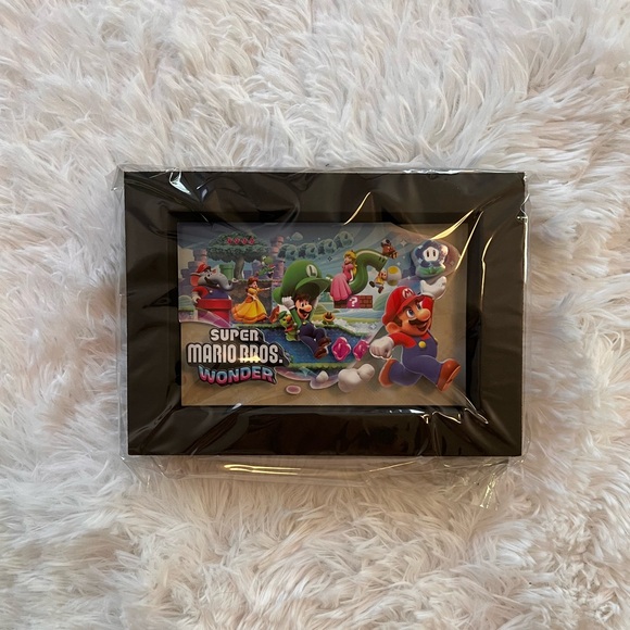 Nintendo Super Mario Bros Wonder Shadowbox - Picture 1 of 4
